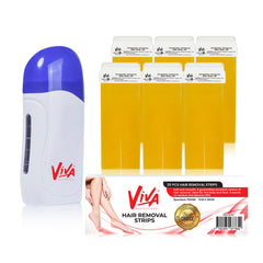Viva Professional Roll On Body Wax Kit for Hair Removal- body wax-salon -spa- skincare- waxing kit- waxing at home- dayjour- Dubai