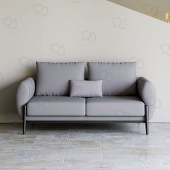 Professional Salon & Spa Reception Sofa – Grey Color - Dayjour - UAE