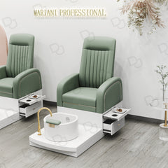 Beauty Salon Pedicure Spa chair Station Green - Salon & spa furniture - Dayjour