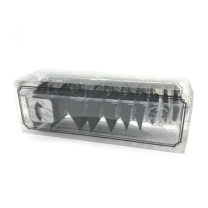 Magnetic Barber Guards Hair Clipper Guide Combs 10Pcs