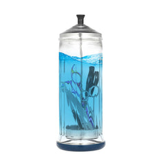 Disinfecting jar 1500ml for sterilizing salon tools - sterilizing jar - salon sterilizer jar - salon disinfecting - dayjour