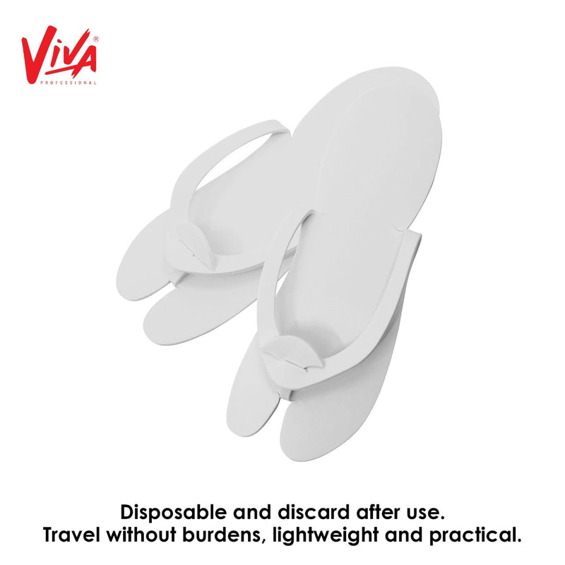 Disposable slippers For Pedicure spa foot bath nail salon (12 pairs) - Dayjour