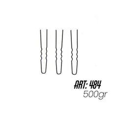 Hair Pins Black Waved #484 (500 gram) - dayjour