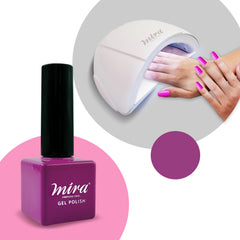 Nail Gel Polish Purple 10ml - mira - dayjour