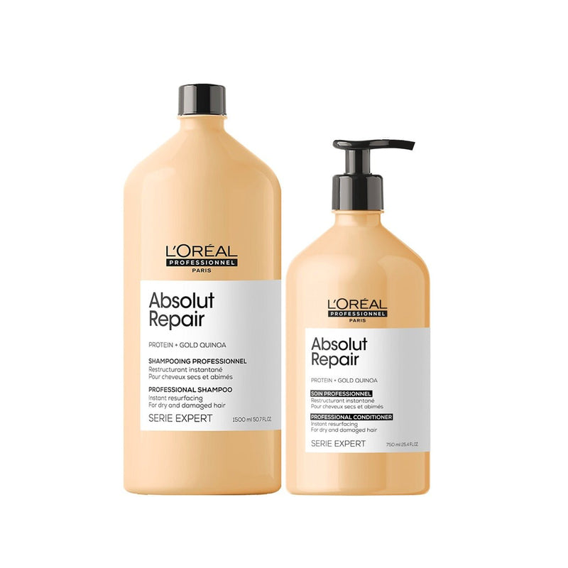 LOreal Professionnel SE Absolut Repair Shampoo 1500ml & Conditioner 750ml- Dayjour