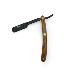 Barber Razor Stainless Steel With Wood Handle - salon razor - barber razor - Dayjour