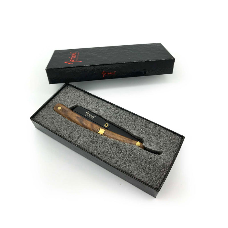 Barber Razor Stainless Steel With Wood Handle - salon razor - barber razor - Dayjour