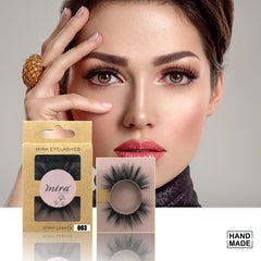 Mira Natural False Mink Eyelashes 003 - eyecare - eye makeup - fake eyelashes - false eyelashes - eyelashes - fake eyelashes UAE - Mira - Dayjour - Mink eyelashes - Strip eyelashes - Dubai - UAE