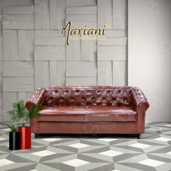 Reception Sofa Shine Brown - reception sofa - dayjour
