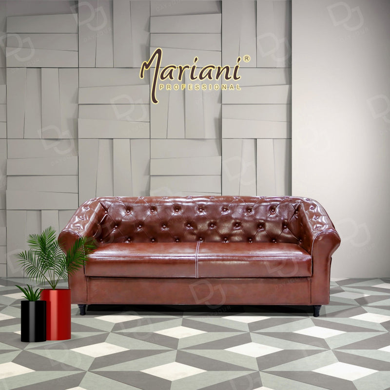 Reception Sofa Shine Brown - reception sofa - dayjour
