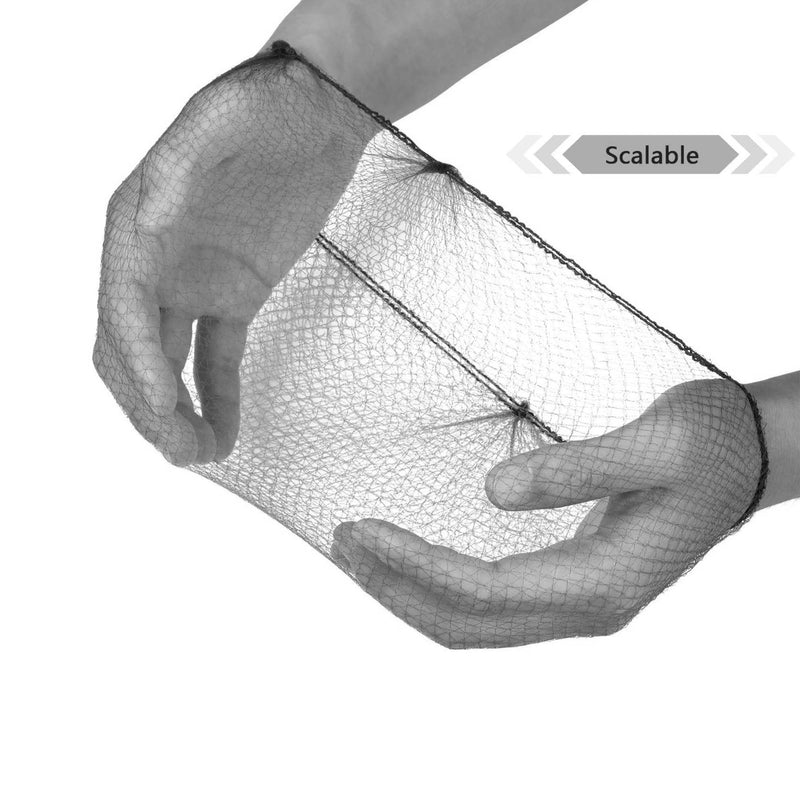 Hair Net Nylon with Elastic Edge black