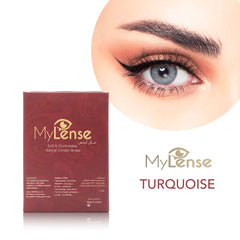 MyLense Soft Colored Contact Lenses Turquoise - Dayjour