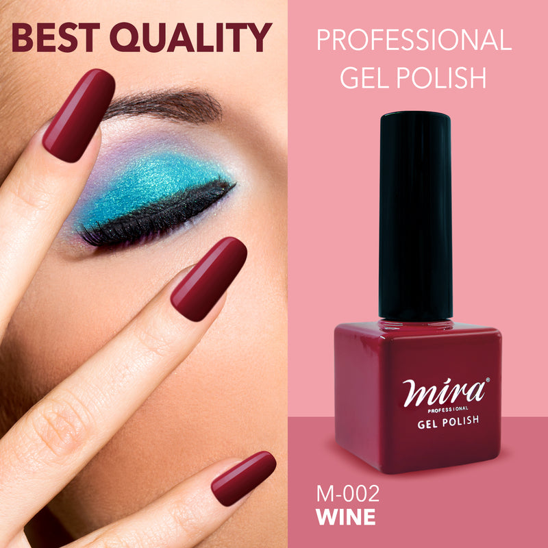 Nail Gel Polish Wine Red 10ml