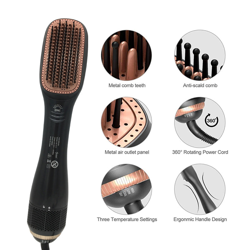 Mariani Professional 2-in-1 Hair Styling Brush- hair styling tools- styling brush- Mariani- dryer- curling iron- hair care- Dubai- hair styling- offer sale- UAE- Dayjour