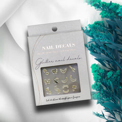 Nail Decals Glitter Stickers for Nail Art - Dayjour