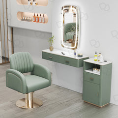 Beauty Salon Mirror Green - Salon & spa furniture - Dayjour - salon mirror