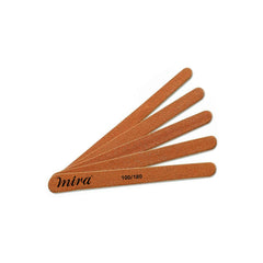 Mira Professional Wooden Nail File Water Drop 50 pcs 714