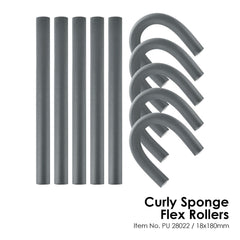 Professional Hair Curly Sponge Flex Rollers PU 280(10pcs) - dayjour