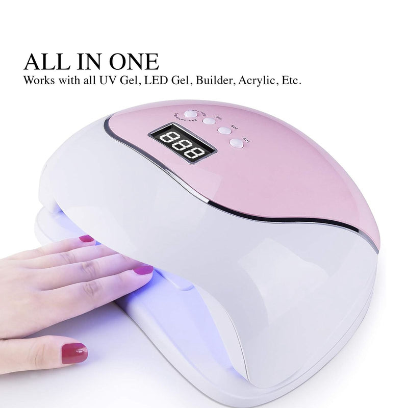 Mira Professional V5 UV LED Nail Dryer Lamp Pink