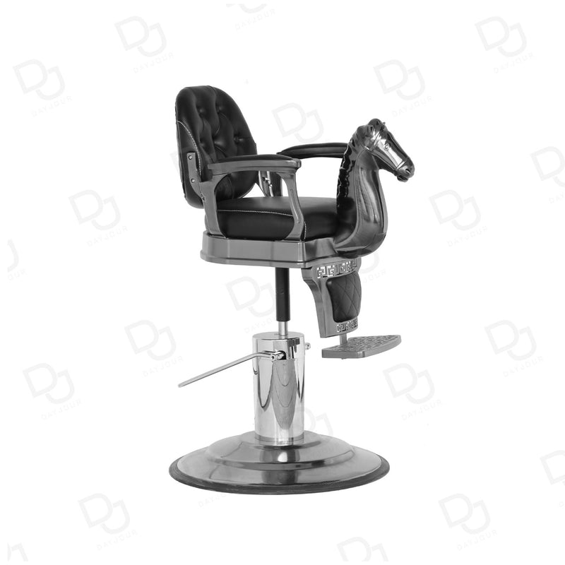 Kids Hair Cutting Chair Black salon furniture - kids chair- kids salon chair - horse chair - dayjour