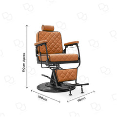 Hair Cutting & Styling Brown Black Barber Salon Professional Gents Chair - gents chair - hair cutting chair - barber chair - dayjour