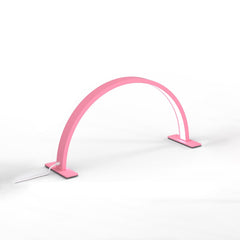 Half Moon LED Light Lamp for Nail Art Desk Table 40W Pink - half moon light - dayjour