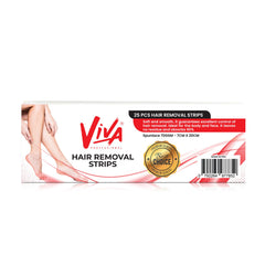 Viva Professional Paper Non-Woven Wax Strips for Hair Removal 25 Pieces - wax roll strips- dayjour