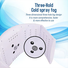 Hot and Cold Spray Spectrometer - Blue and White Steamer- dayjour