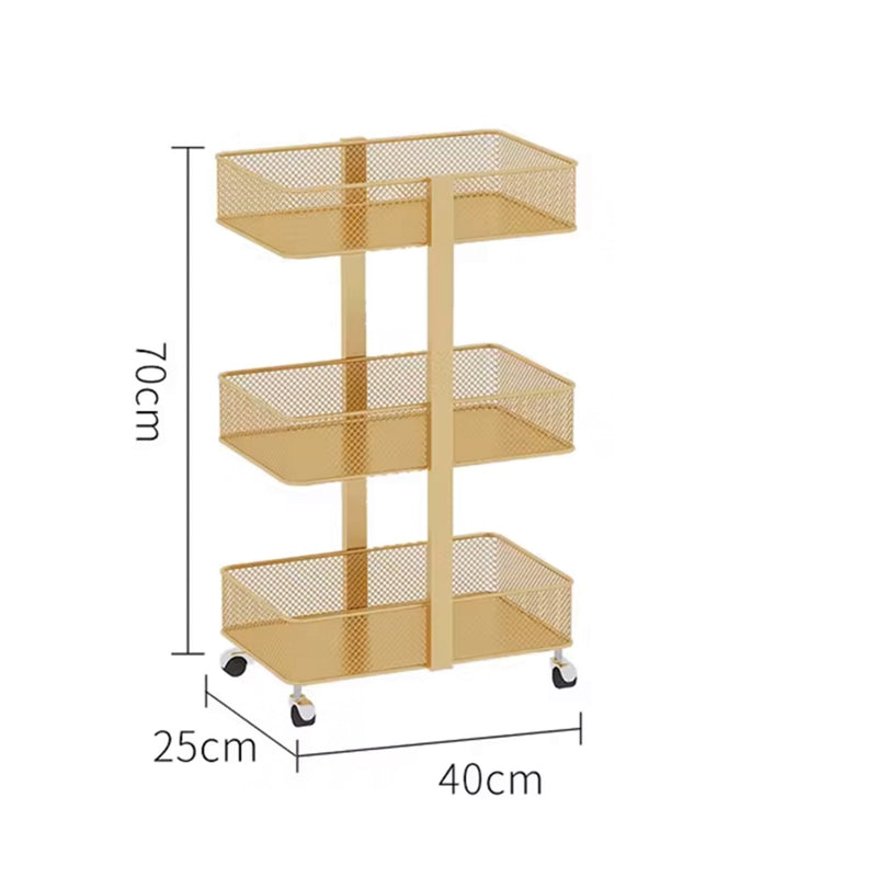gold salon trolley - barber trolley - salon furniture - dayjour