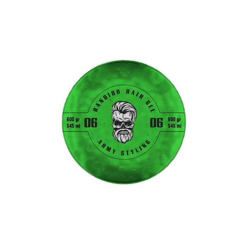 Bandido Army Extra Strong Styling Hair Gel 600g – Professional Hold & Definition - Hair styling gel - Bandido styling gel in UAE - Army styling gel - Dayjour