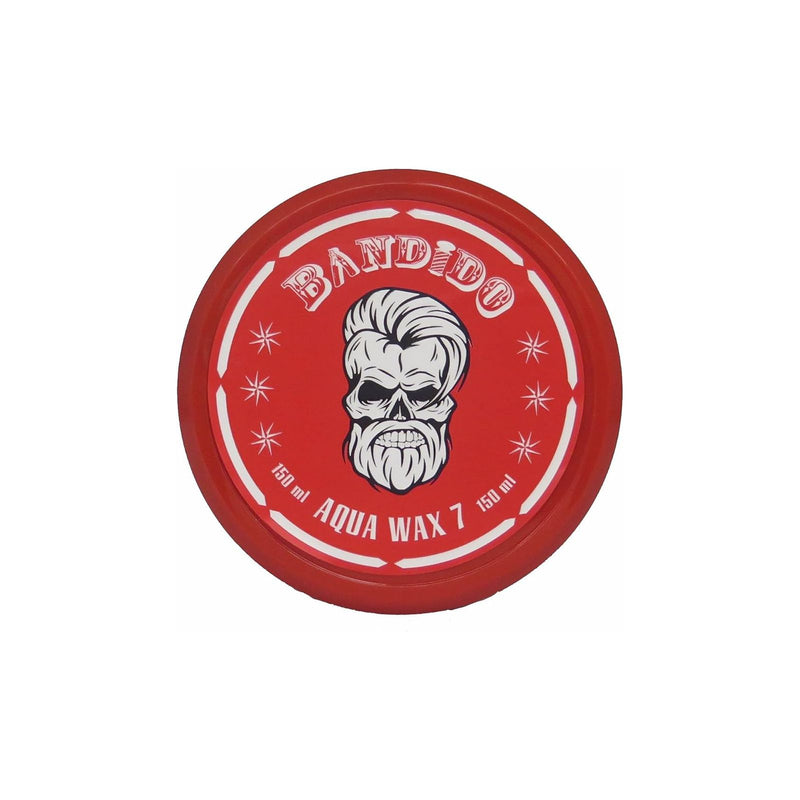 Bandido No 7 Red Wax - Bandido Red Aqua Wax - Bandido Aqua Hair Wax No 7 - Red Hair Styling Wax 150ml - Strong Hold Aqua Wax - Men's Hair Wax UAE - Bandido Styling Product - Shiny Hair Wax - Barber Styling Wax - Aqua Gel Wax