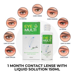 Beauty Contacts with Multi- Purpose Liquid Solution - dayjour