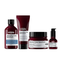 Complete Color Care Bundle – L’Oréal Vitamino Color Spectrum Blue Shampoo, Conditioner, Mask & Serum - Loreal UAE - hair care - Dayjour - UAE