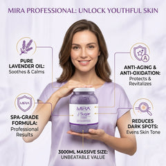 MIRA Lavender Sugar Scrub 3000ml professional body exfoliating and moisturizing scrub