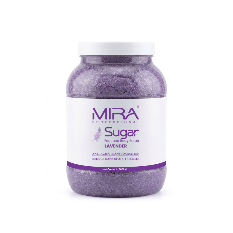 MIRA Lavender Sugar Scrub 3000ml professional body exfoliating and moisturizing scrub