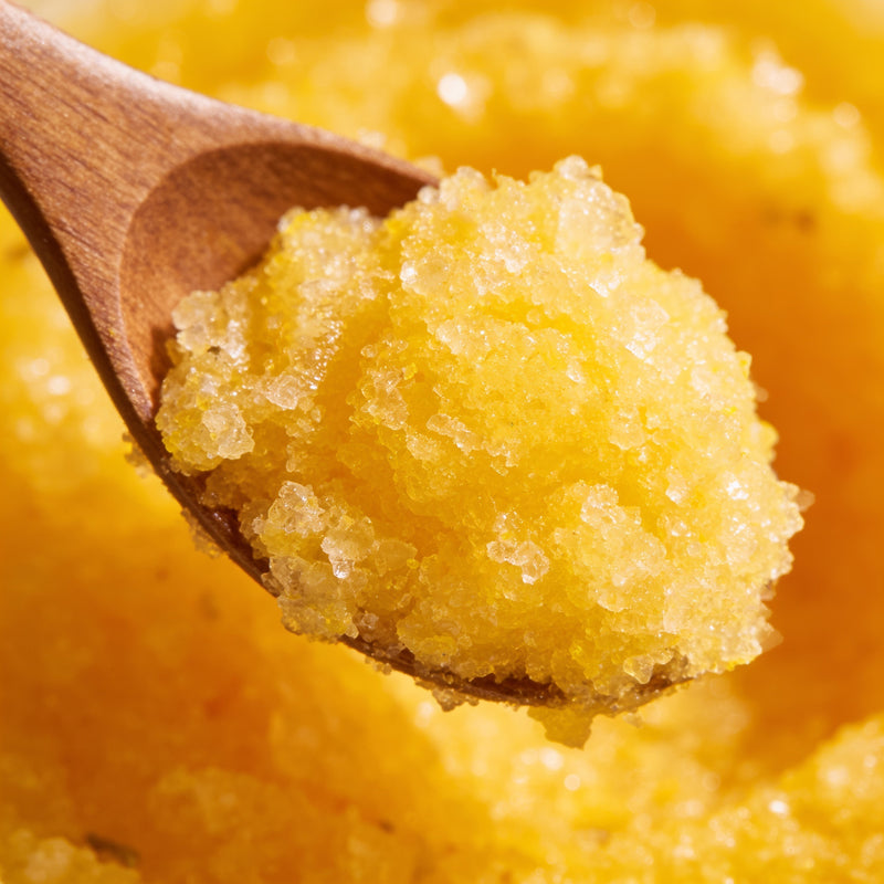 MIRA Turmeric Sugar Foot and Body Scrub 3000ml for exfoliating smoothing and refreshing skin