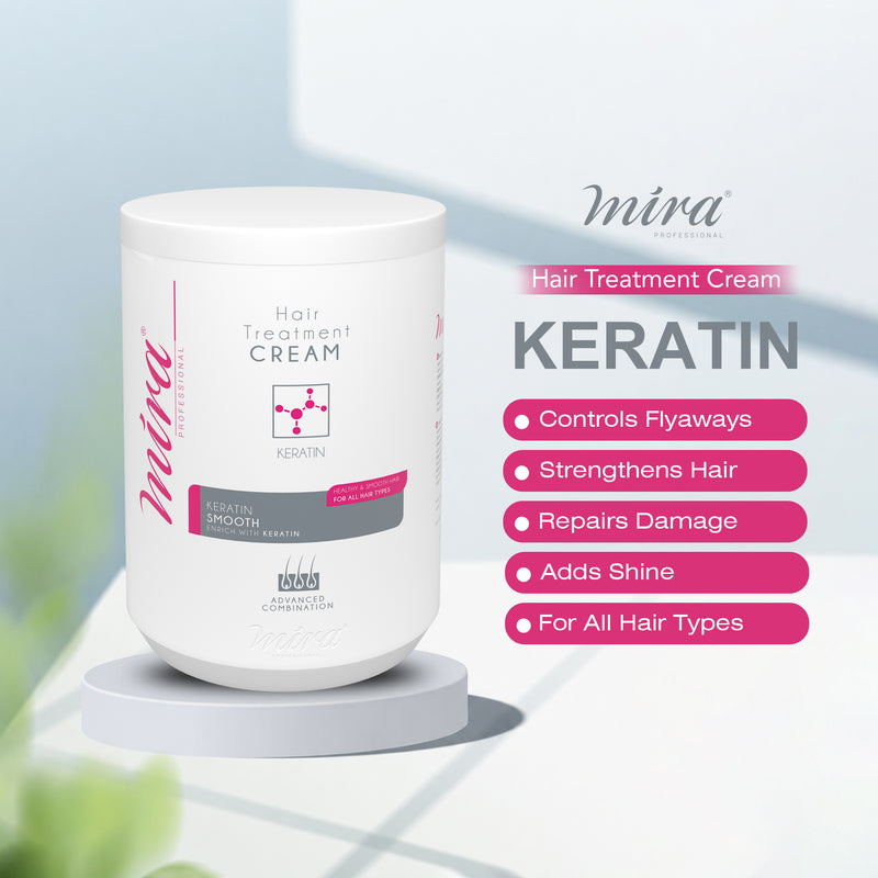 Mira Hair treatment Cream With Keratin 1000ml - Hair Mask - Dayjour - UAE