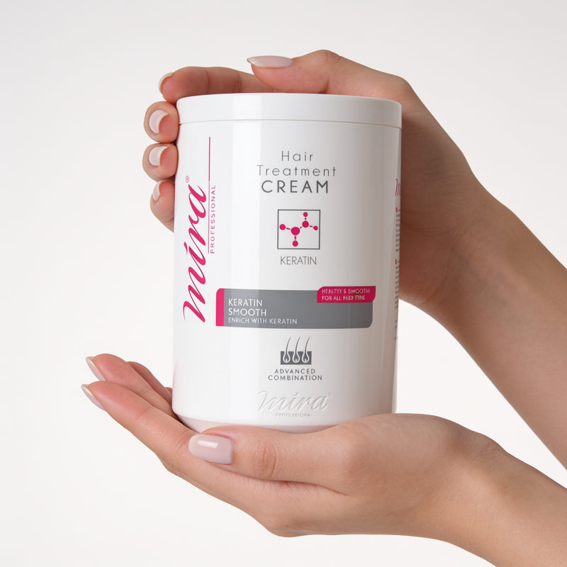 Mira Hair treatment Cream With Keratin 1000ml - Hair Mask - Dayjour - UAE
