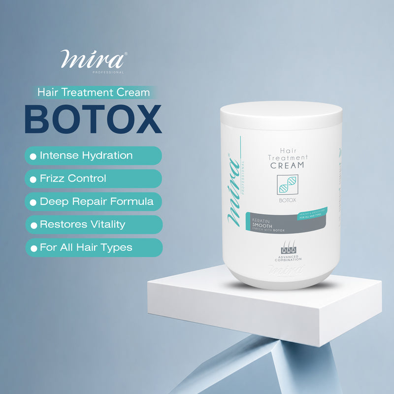 Mira Hair Treatment Cream Botox 1000ml - Keratin smooth botox hair treatment cream - Keratin tretment for hair - Dayjour