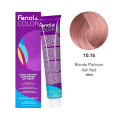 Fanola Hair Color 10.16 Blonde Platinum Ash Red 100ml- fanola hair color- hair color- hair styling- dayjour