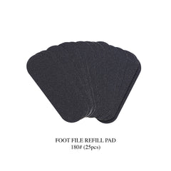 Foot File Refill Pad 180 # 25pcs - dayjour