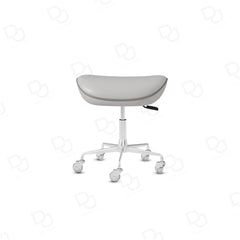 Grey Adjustable Pedicure Stool with Swivel Wheels – Ergonomic Salon Chair for Spa & Home - Grey furniture Saudi Arabia - Salon Swivel Stool Bahrain - Dayjour - UAE