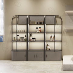 Grey Salon & Spa Product Display Rack – Professional Stand - Dayjour - UAE
