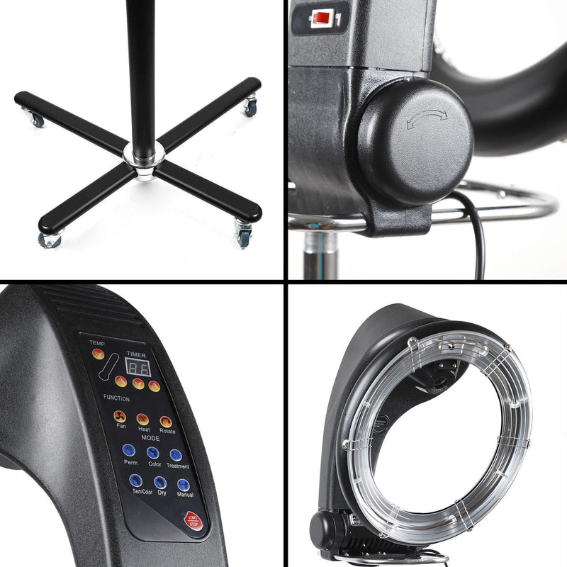 Infrared Hair Color Processor & Dryer for Salons - Orbiting Device with 6 Modes - hair dryer machine - infrared hair dryer - hair color processor and dryer machine - Dayjour - UAE