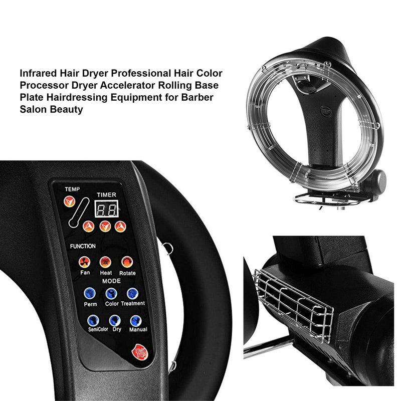 Infrared Hair Color Processor & Dryer for Salons - Orbiting Device with 6 Modes - hair dryer machine - infrared hair dryer - hair color processor and dryer machine - Dayjour - UAE