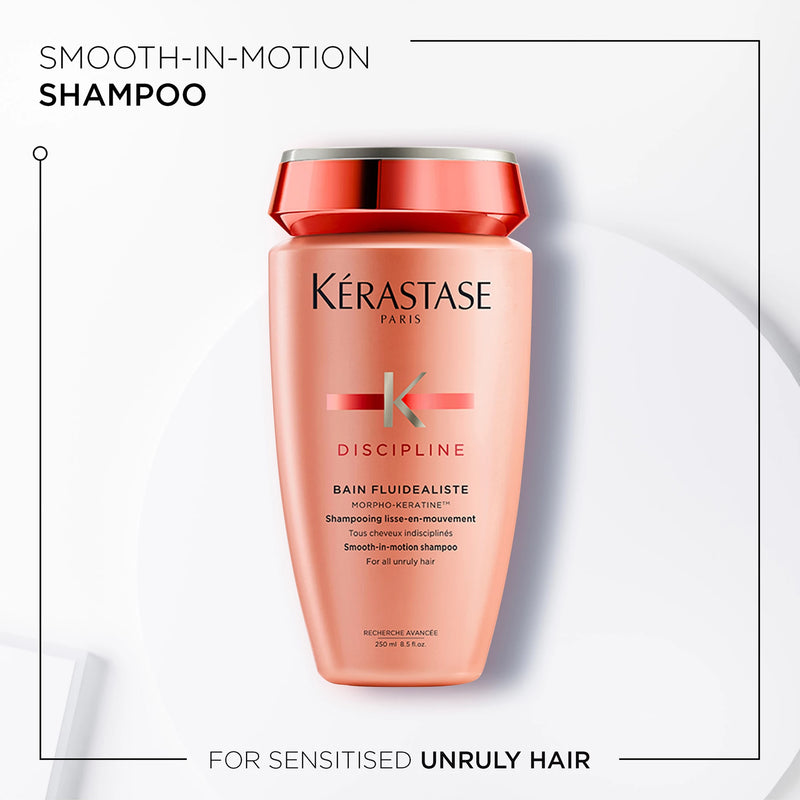 Kérastase Discipline Bain Fluidealiste Original Anti-Frizz Shampoo 250ml - Kérastase Bain Fluidealiste Original Shampoo - Kérastase Discipline Shampoo - Kérastase anti-frizz shampoo - Kérastase shampoo for frizzy hair - Kérastase smoothing shampoo