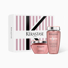 Kérastase Chroma Absolu Duo – Bain Riche Chroma Respect Shampoo 250ml & Masque Anti-Porosity 200ml - Blond absolu package Abu Dhabi - Kerastase UAE - Dayjour