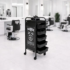 Premium Metal Salon & Spa Trolley Cart with Multi-Level Storage Trays - Trolley cart - Dayjour