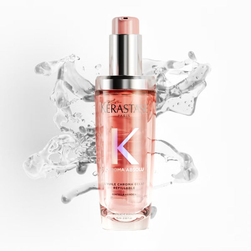 Kérastase Chroma Éclat Radiance Hair Oil – Shine & Color Protection for Colored Hair - Kerastase UAE - Hair oil - chroma absolu hair oil - Dayjour