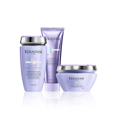 Kerastase Blond Absolu Trio Package - hair care kits - Kerastase UAE - Kerastase shampoo - Kerastase conditioner - hair mask - Blond Absolu Hair Care Package - Kerastase Masquintense